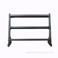 Gym Equipment Fitness Three-Layer Rubber Dumbbell Rack